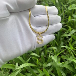 Kalung Huruf Emas - KA786