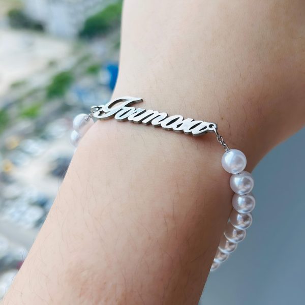 Gelang Custom Nama Pearl - G379 - Image 2
