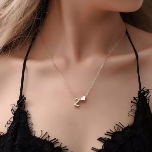 Kalung Alphabeth Heart - KA1131