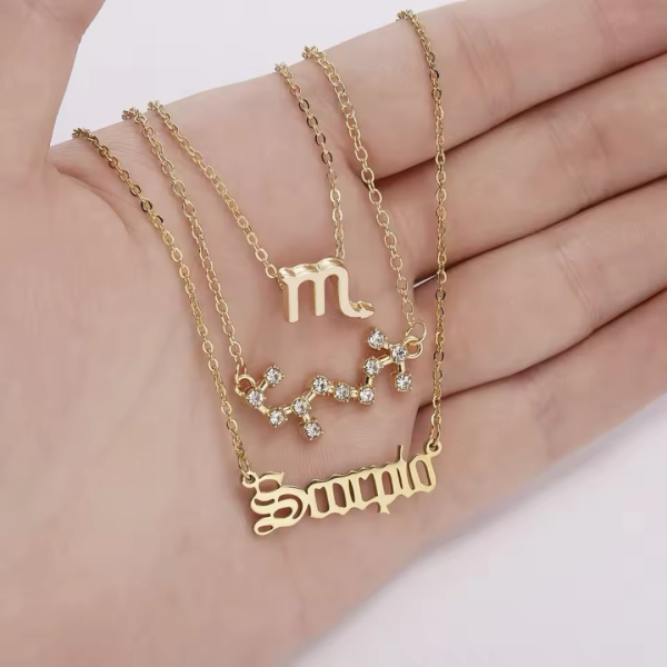 Kalung Zodiak 3 Set - KA1132