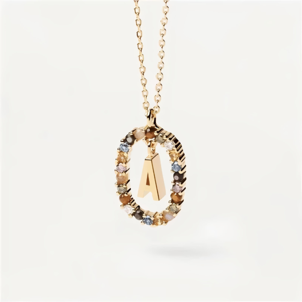 Kalung Alphabet Bling - KA996