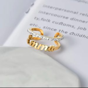 Cincin Custom 2 Baris - CIN1099