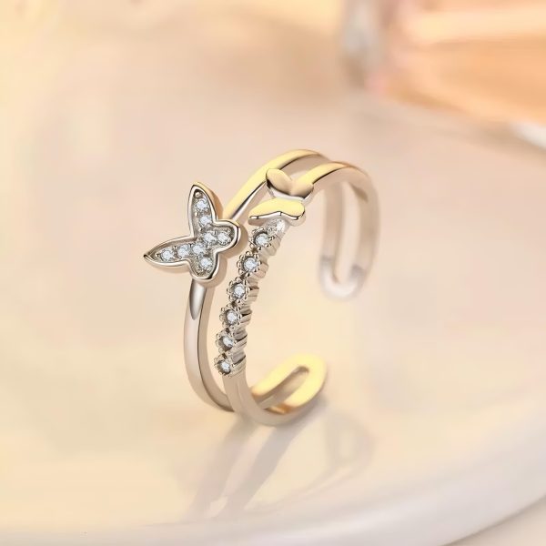 Cincin Duo Kupu Kupu - CIN1133 - Image 2