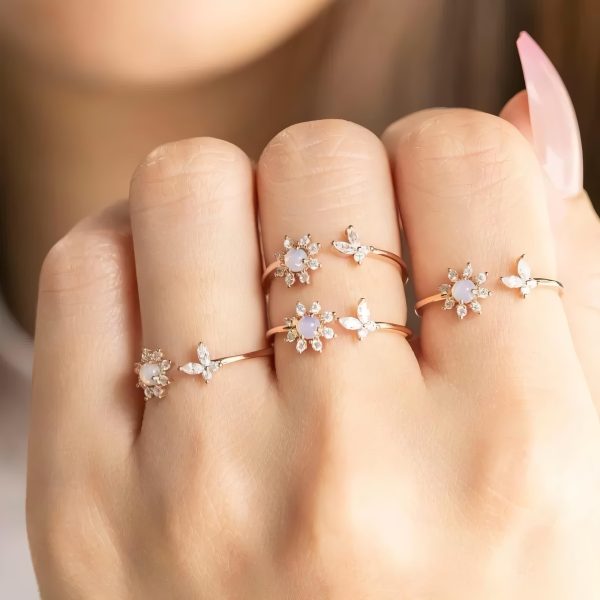 Cincin Matahari Kupu Kupu - CIN1073