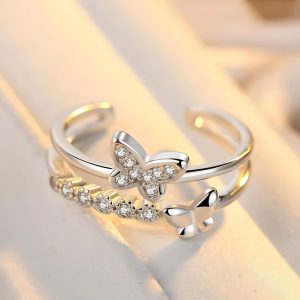 Cincin Duo Kupu Kupu - CIN1133