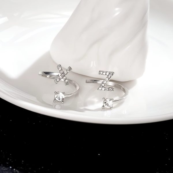 Cincin Alphabet Silver - CIN1094