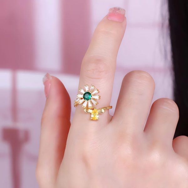 Cincin Duo Bunga - CIN1038 - Image 3
