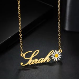 Kalung Custom Nama Bunga - KA1138