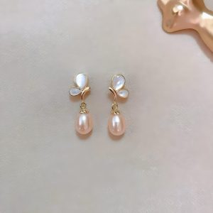 Anting Kupu Mutiara - AN408