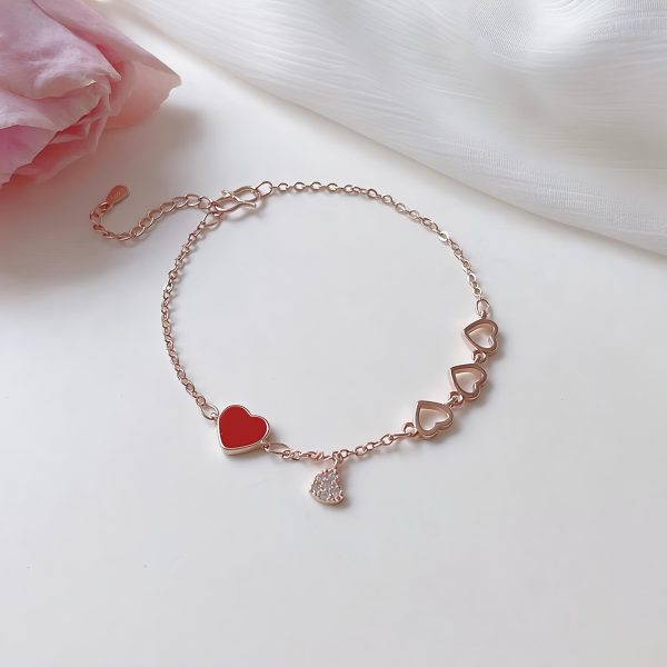 Gelang Love Merah Putih - G307